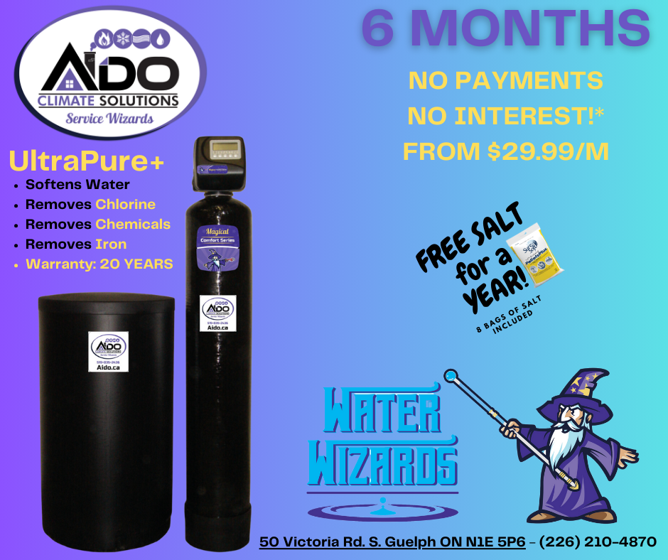 Save money on your next Water Treatment installation in Fergus ON.